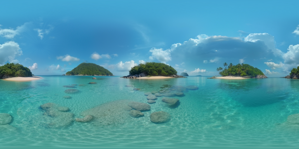 LF-MultiDiffusion ocean panorama